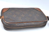 Auth Louis Vuitton Monogram Marly Dragonne PM Clutch Hand Bag Old Model K5670