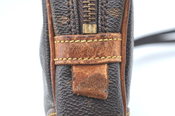 Auth Louis Vuitton Monogram Marly Dragonne PM Clutch Hand Bag Old Model K5670