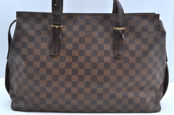 Authentic Louis Vuitton Damier Chelsea Shoulder Tote Bag N51119 LV K5674