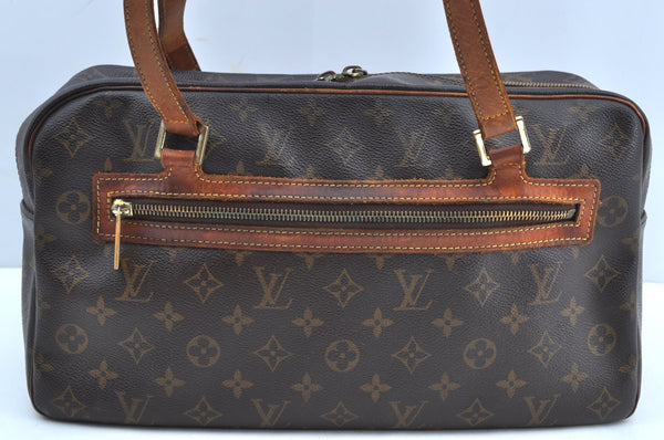 Authentic Louis Vuitton Monogram Cite GM Shoulder Bag M51181 LV Junk K5675