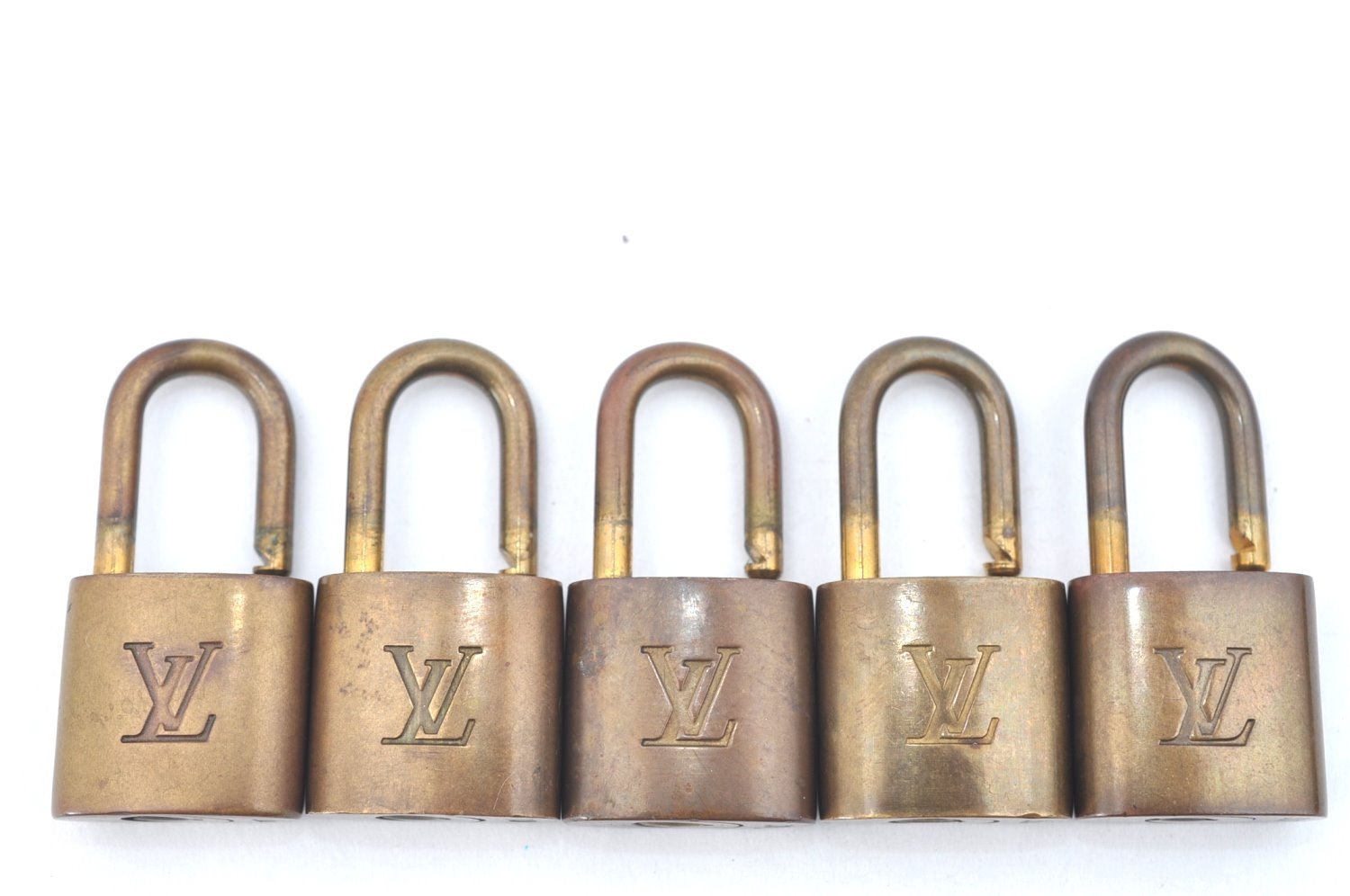 Authentic Louis Vuitton Padlock Gold 10Set LV K5676