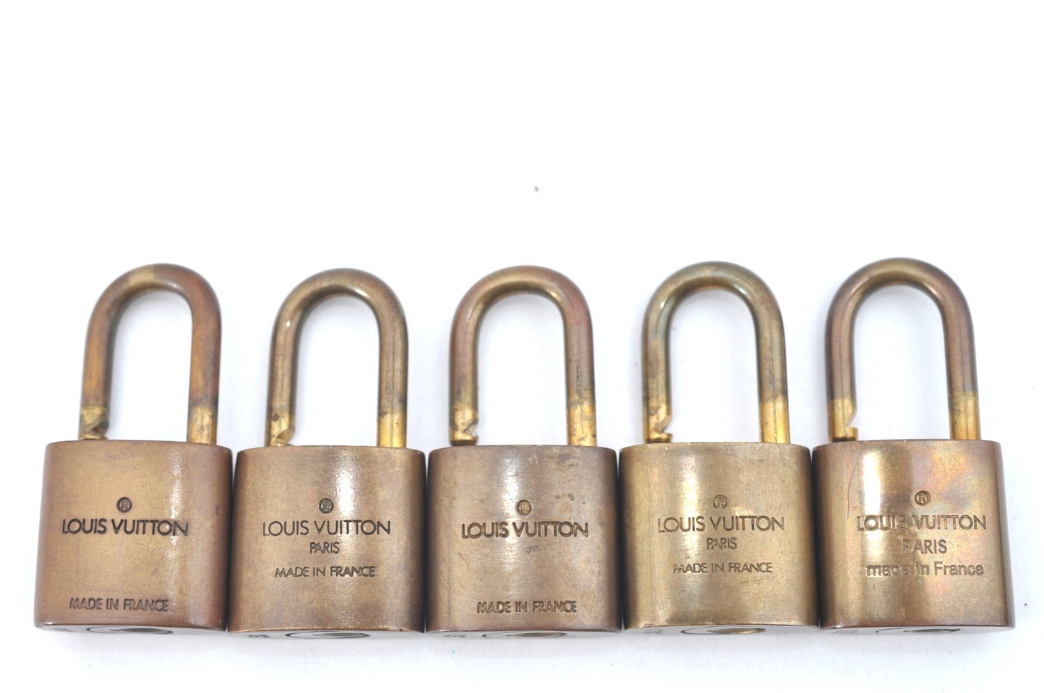 Authentic Louis Vuitton Padlock Gold 10Set LV K5676