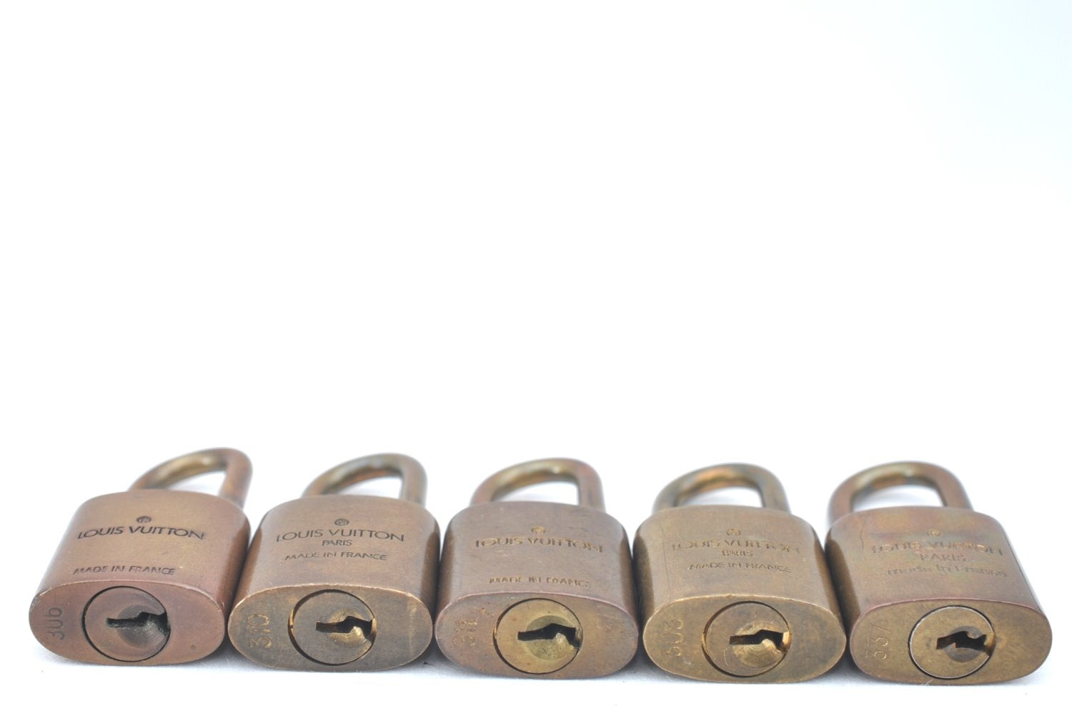 Authentic Louis Vuitton Padlock Gold 10Set LV K5676