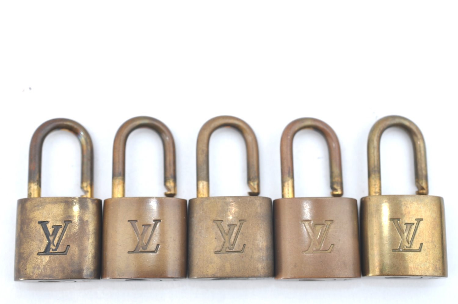 Authentic Louis Vuitton Padlock Gold 10Set LV K5676