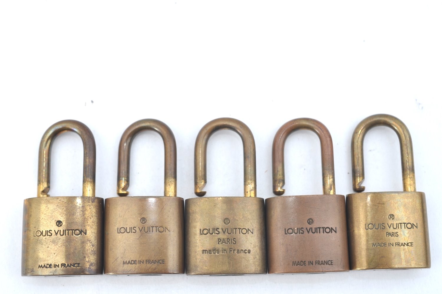 Authentic Louis Vuitton Padlock Gold 10Set LV K5676