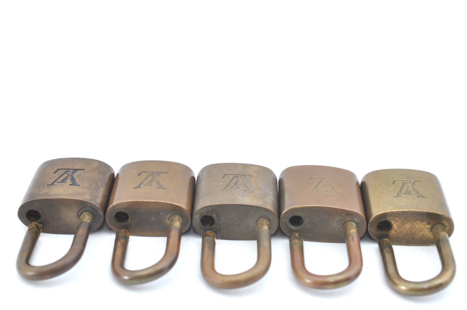 Authentic Louis Vuitton Padlock Gold 10Set LV K5676