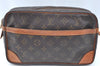Authentic Louis Vuitton Monogram Compiegne 28 Clutch Hand Bag M51845 LV K5677