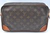 Authentic Louis Vuitton Monogram Compiegne 28 Clutch Hand Bag M51845 LV K5677