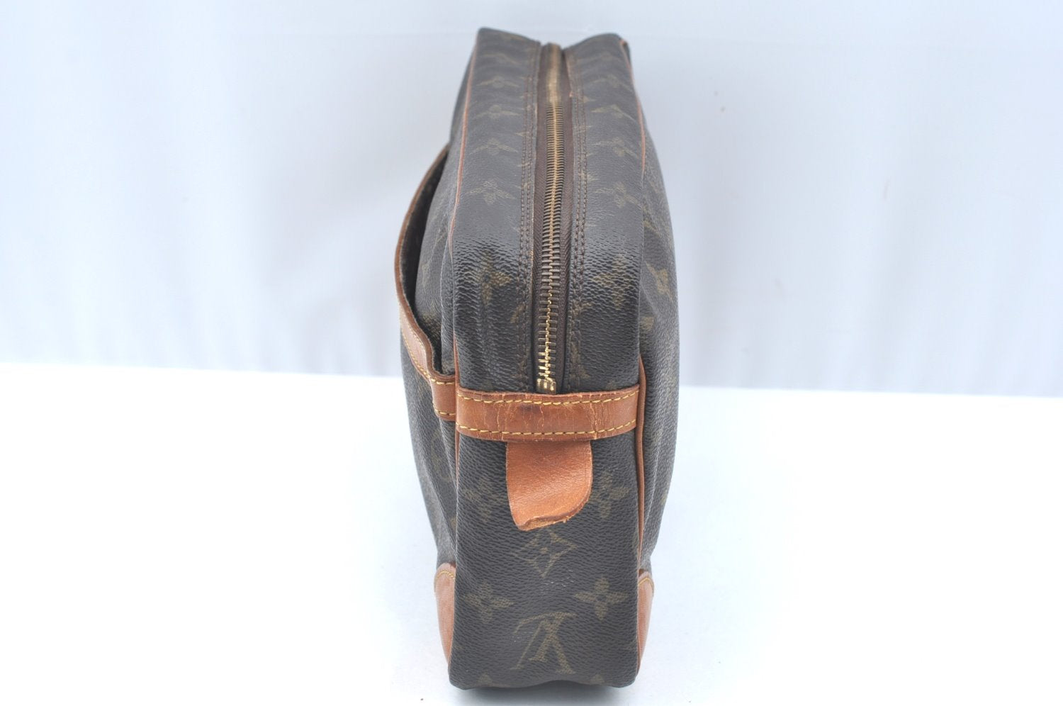 Authentic Louis Vuitton Monogram Compiegne 28 Clutch Hand Bag M51845 LV K5677