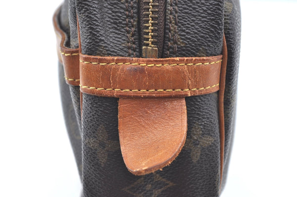 Authentic Louis Vuitton Monogram Compiegne 28 Clutch Hand Bag M51845 LV K5677