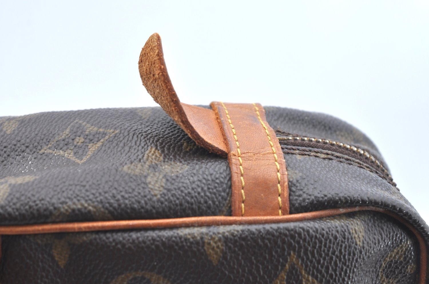 Authentic Louis Vuitton Monogram Compiegne 28 Clutch Hand Bag M51845 LV K5677