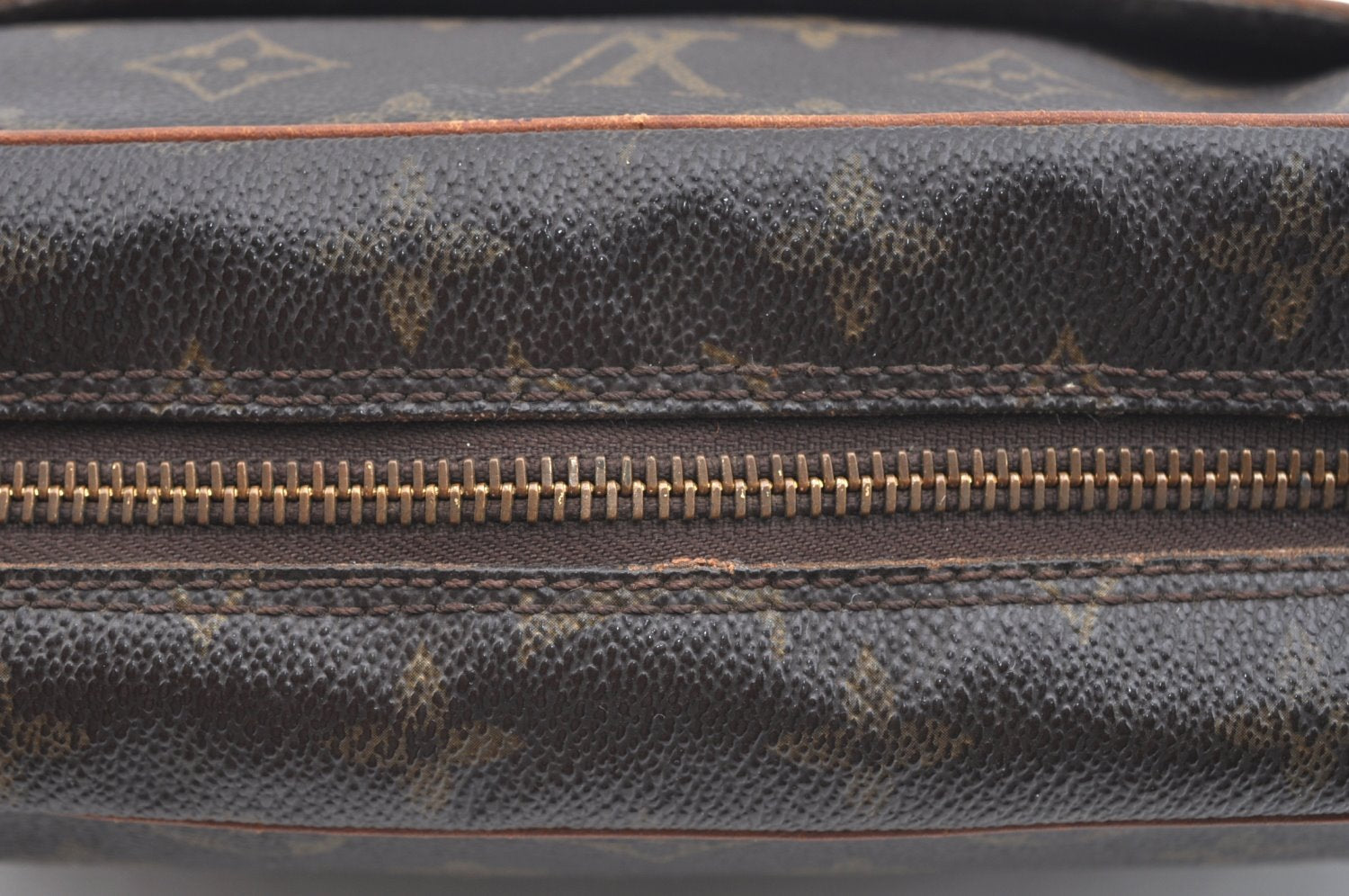 Authentic Louis Vuitton Monogram Compiegne 28 Clutch Hand Bag M51845 LV K5677