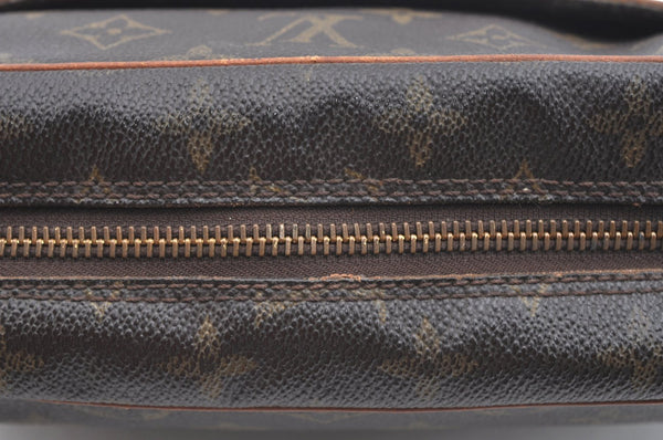 Authentic Louis Vuitton Monogram Compiegne 28 Clutch Hand Bag M51845 LV K5677