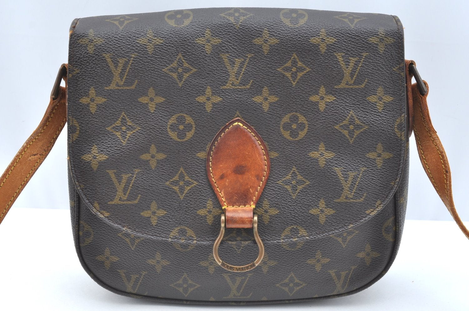 Authentic Louis Vuitton Monogram Saint Cloud GM M51242 Shoulder Cross Bag K5678