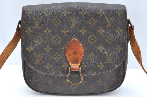 Authentic Louis Vuitton Monogram Saint Cloud GM M51242 Shoulder Cross Bag K5678