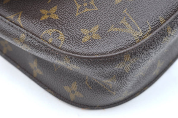 Authentic Louis Vuitton Monogram Saint Cloud GM M51242 Shoulder Cross Bag K5678