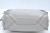 Authentic BALENCIAGA Papier Mini 2Way Hand Bag Leather 305572 Light Gray K5679