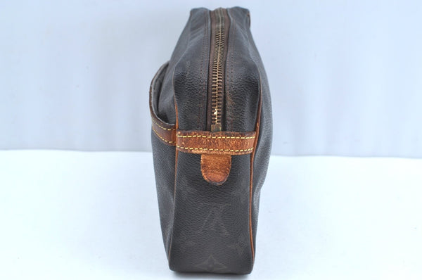 Authentic Louis Vuitton Monogram Compiegne 23 Clutch Hand Bag M51847 LV K5685