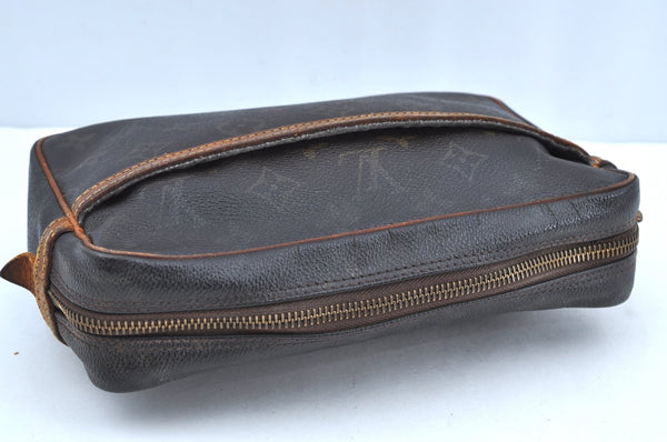 Authentic Louis Vuitton Monogram Compiegne 23 Clutch Hand Bag M51847 LV K5685