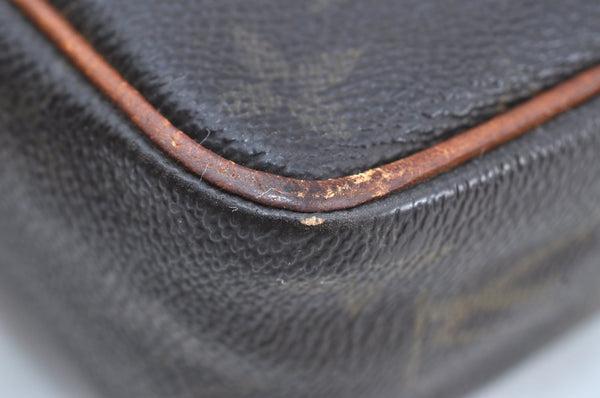 Authentic Louis Vuitton Monogram Compiegne 23 Clutch Hand Bag M51847 LV K5685