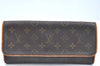 Authentic Louis Vuitton Monogram Pochette Twin GM Shoulder Bag M51852 LV K5688