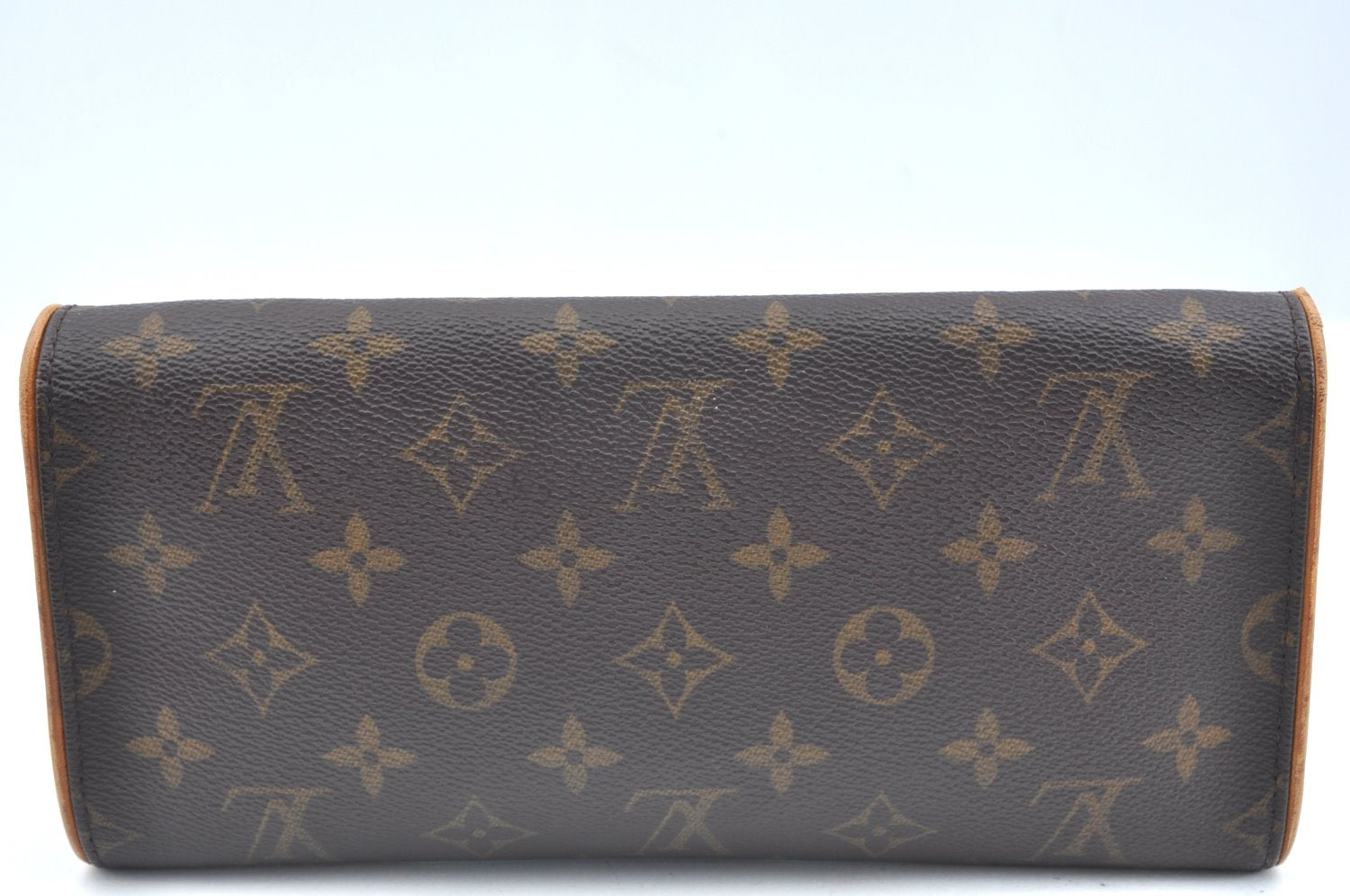 Authentic Louis Vuitton Monogram Pochette Twin GM Shoulder Bag M51852 LV K5688