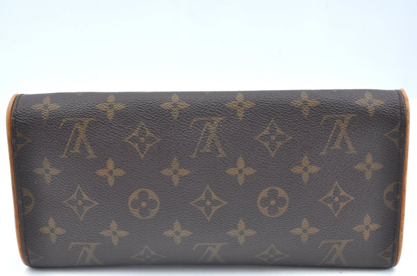 Authentic Louis Vuitton Monogram Pochette Twin GM Shoulder Bag M51852 LV K5688