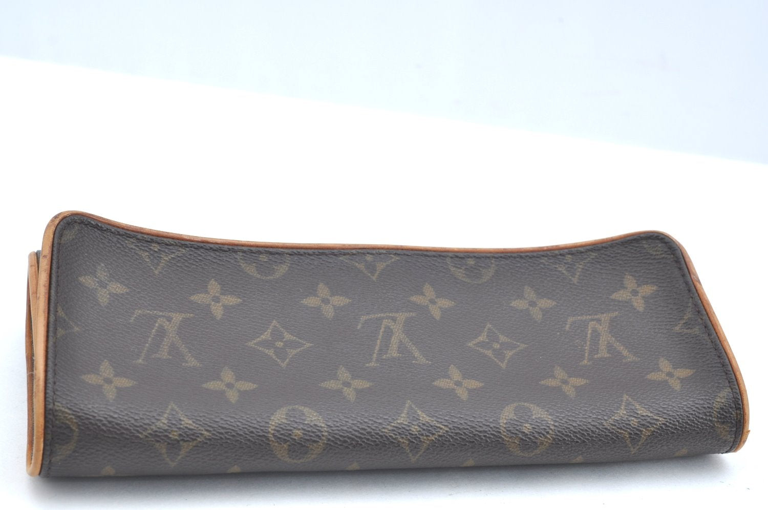 Authentic Louis Vuitton Monogram Pochette Twin GM Shoulder Bag M51852 LV K5688