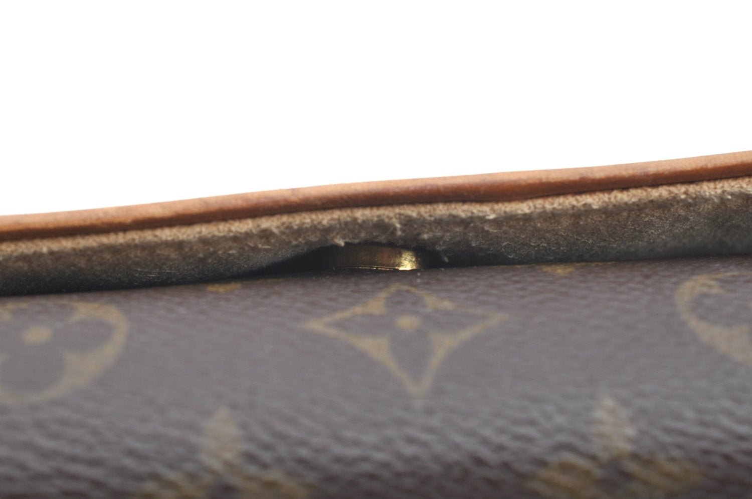 Authentic Louis Vuitton Monogram Pochette Twin GM Shoulder Bag M51852 LV K5688