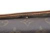 Authentic Louis Vuitton Monogram Pochette Twin GM Shoulder Bag M51852 LV K5688