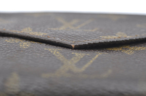 Authentic Louis Vuitton Monogram Porte Monnaie Billets Wallet M61660 LV K5695