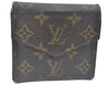 Authentic Louis Vuitton Monogram Porte Monnaie Billets Wallet M61660 LV K5696