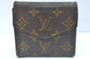 Authentic Louis Vuitton Monogram Porte Monnaie Billets Wallet M61660 LV K5696