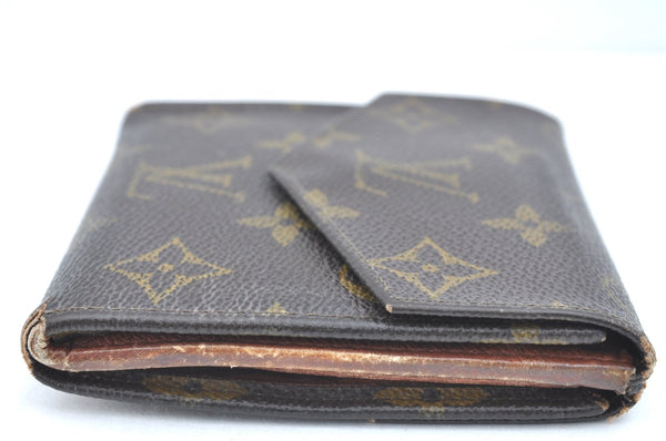 Authentic Louis Vuitton Monogram Porte Monnaie Billets Wallet M61660 LV K5696