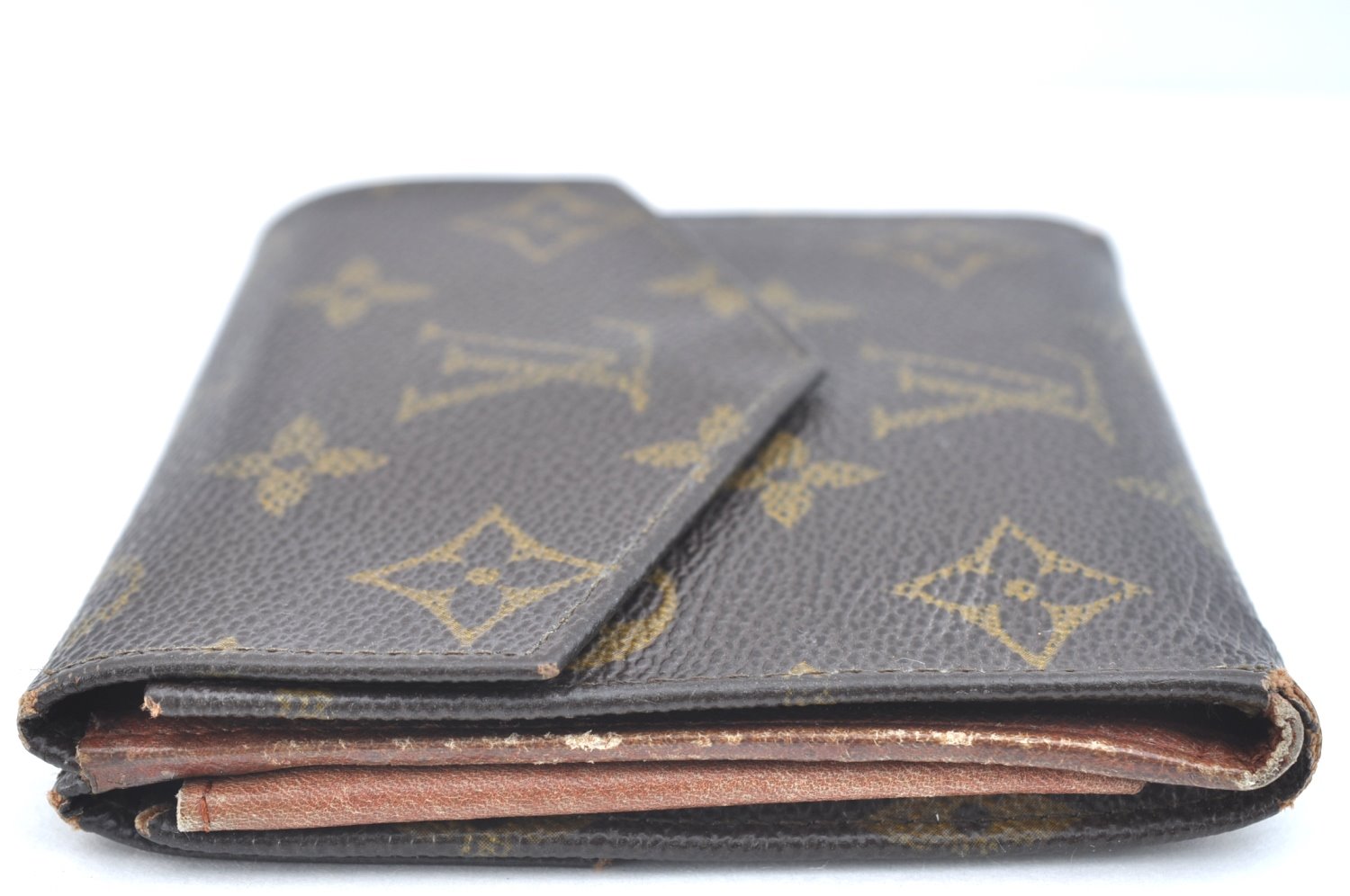 Authentic Louis Vuitton Monogram Porte Monnaie Billets Wallet M61660 LV K5696