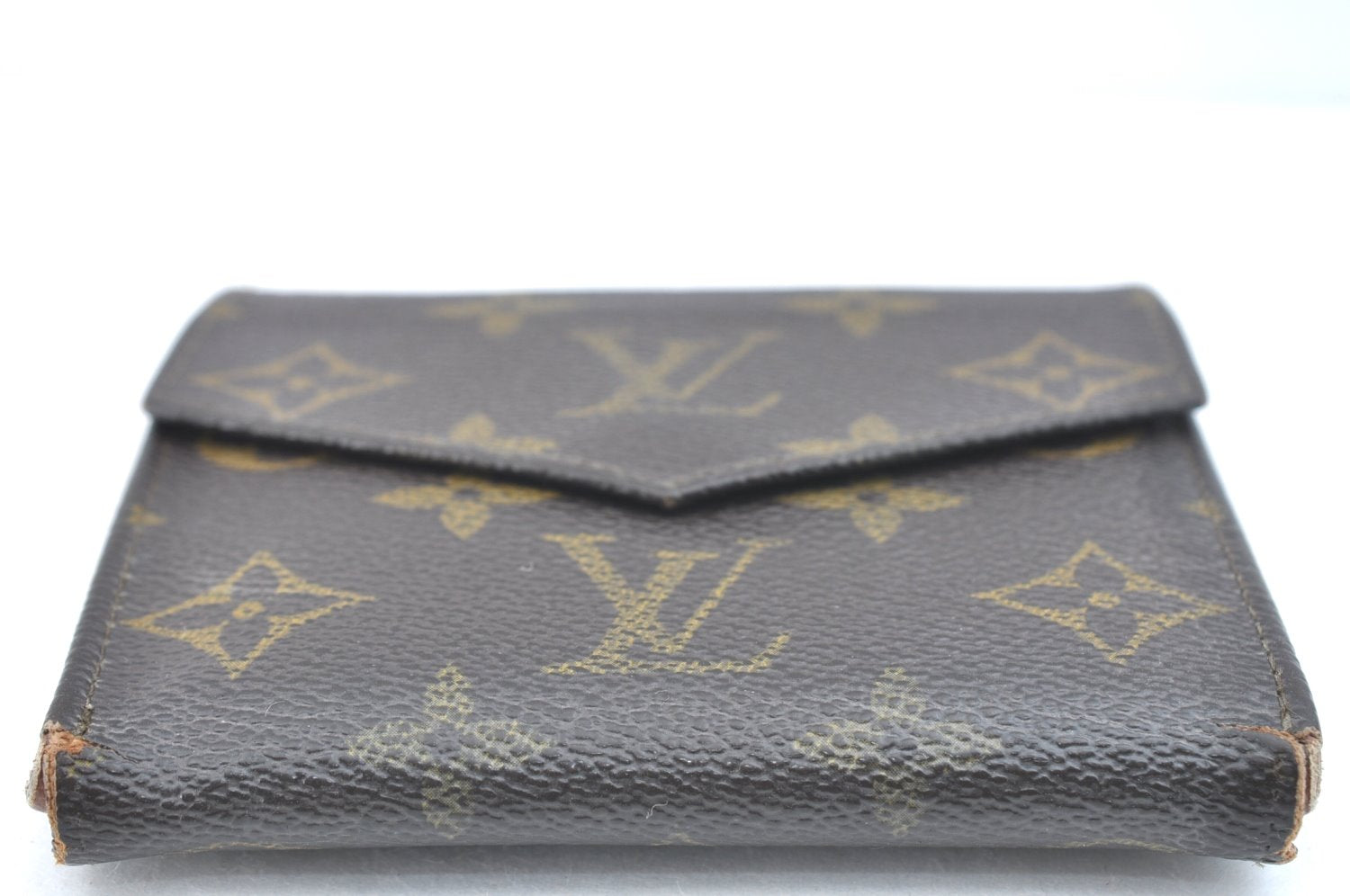 Authentic Louis Vuitton Monogram Porte Monnaie Billets Wallet M61660 LV K5696