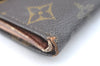 Authentic Louis Vuitton Monogram Porte Monnaie Billets Wallet M61660 LV K5696