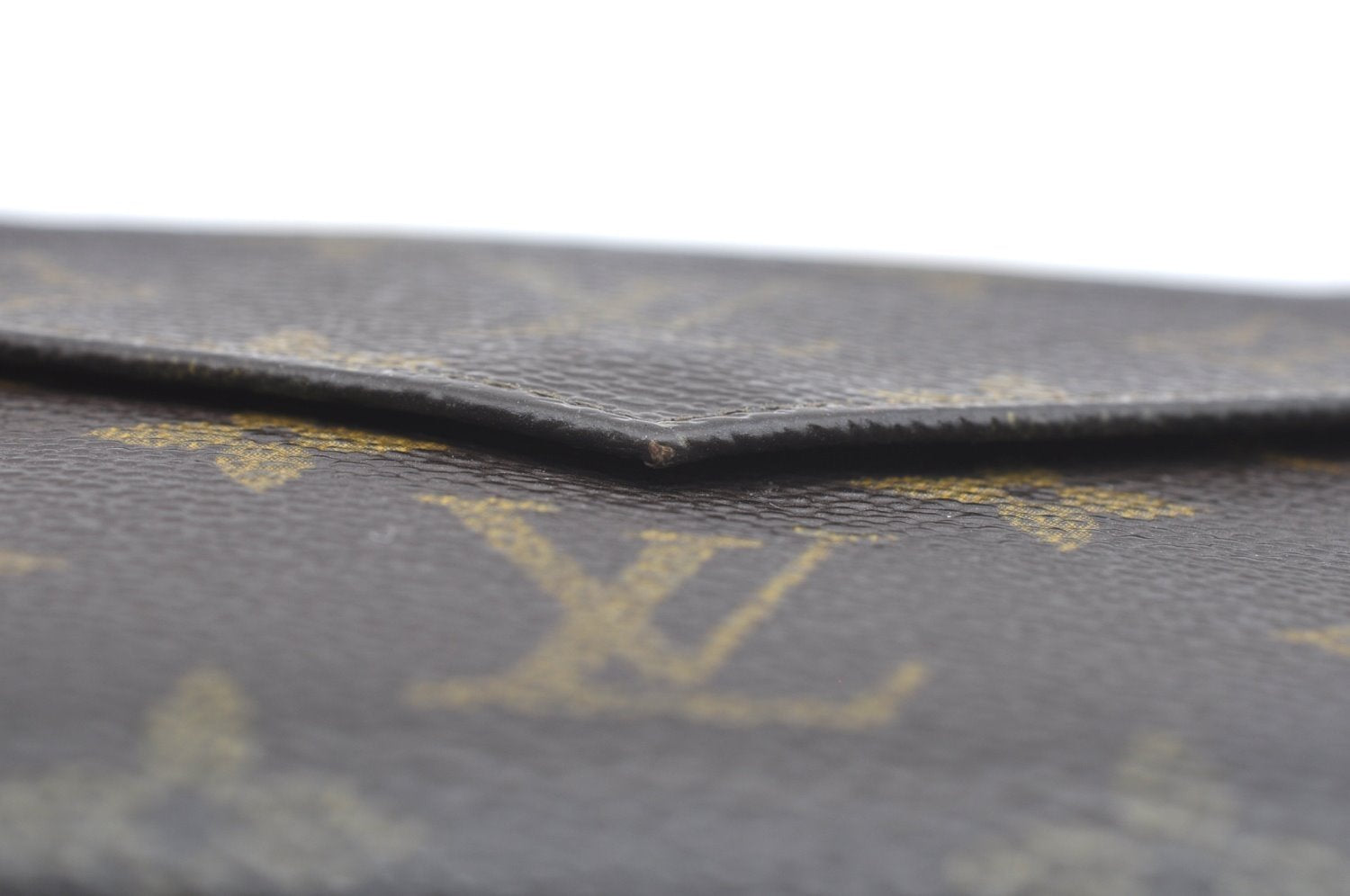 Authentic Louis Vuitton Monogram Porte Monnaie Billets Wallet M61660 LV K5696