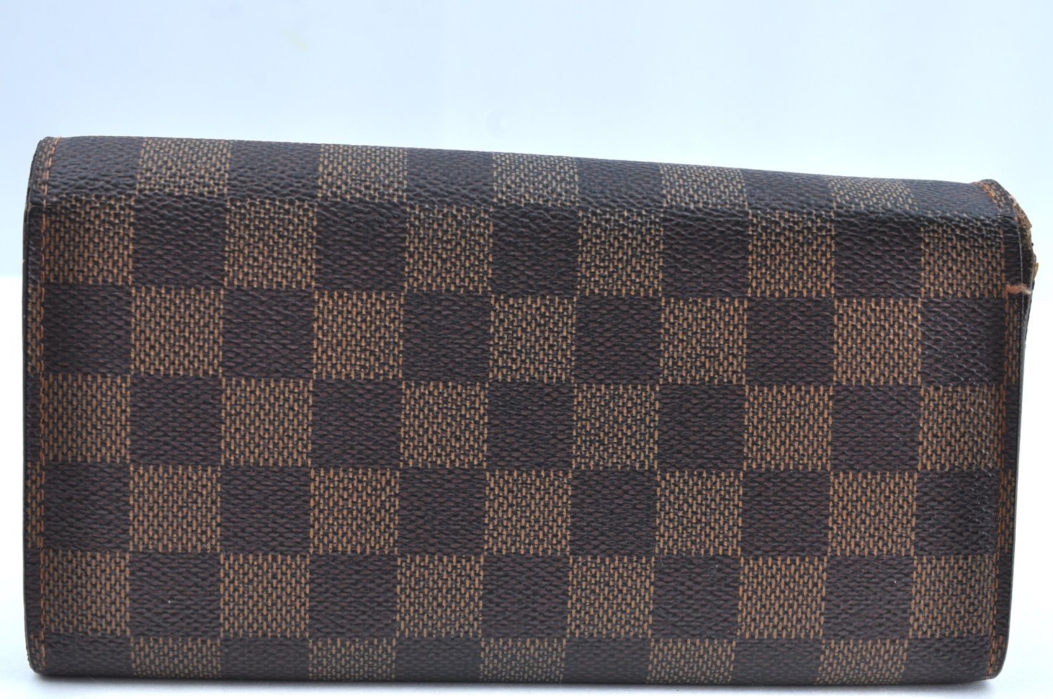 Authentic Louis Vuitton Damier Portefeuille Sarah Long Wallet N61734 LV K5697