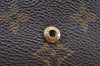 Authentic Louis Vuitton Monogram M61652 Porte Monnaie Billet Carte Credit K5698