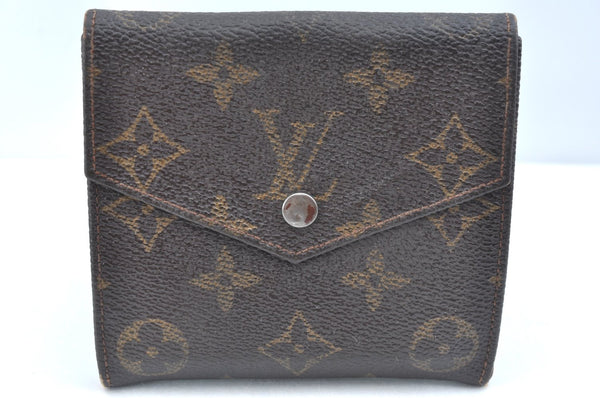 Authentic Louis Vuitton Monogram Porte Monnaie Billets Wallet M61660 LV K5699