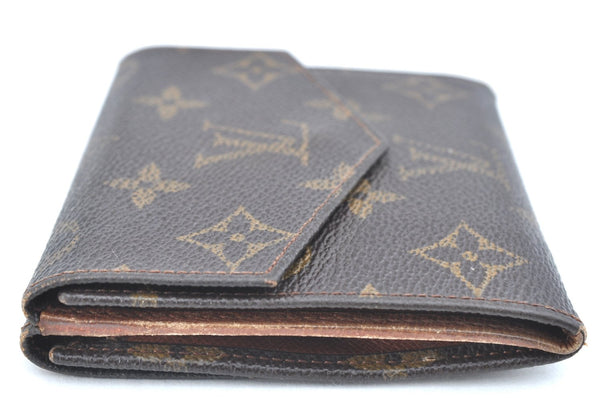 Authentic Louis Vuitton Monogram Porte Monnaie Billets Wallet M61660 LV K5699