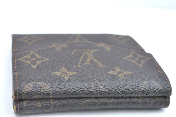 Authentic Louis Vuitton Monogram Porte Monnaie Billets Wallet M61660 LV K5699