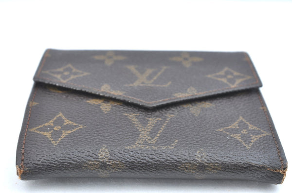 Authentic Louis Vuitton Monogram Porte Monnaie Billets Wallet M61660 LV K5699