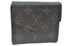 Authentic Louis Vuitton Monogram Porte Monnaie Billets Wallet M61660 LV K5701