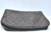 Auth Louis Vuitton Monogram Trousse Toilette 28 Clutch Hand Bag M47522 LV K5703