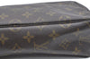 Auth Louis Vuitton Monogram Trousse Toilette 28 Clutch Hand Bag M47522 LV K5703
