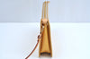 Authentic Louis Vuitton Vernis Lexington Hand Bag Pouch Yellow M91010 LV K5704