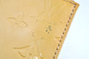 Authentic Louis Vuitton Vernis Lexington Hand Bag Pouch Yellow M91010 LV K5704