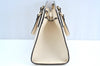 Authentic GUCCI SOHO 2Way Shoulder Hand Bag GG Leather 607722 White K5707